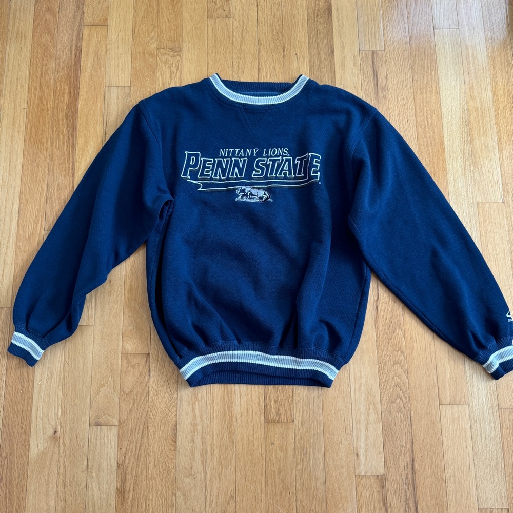 Vintage Nittany Lions Navy Penn State Crewneck Large